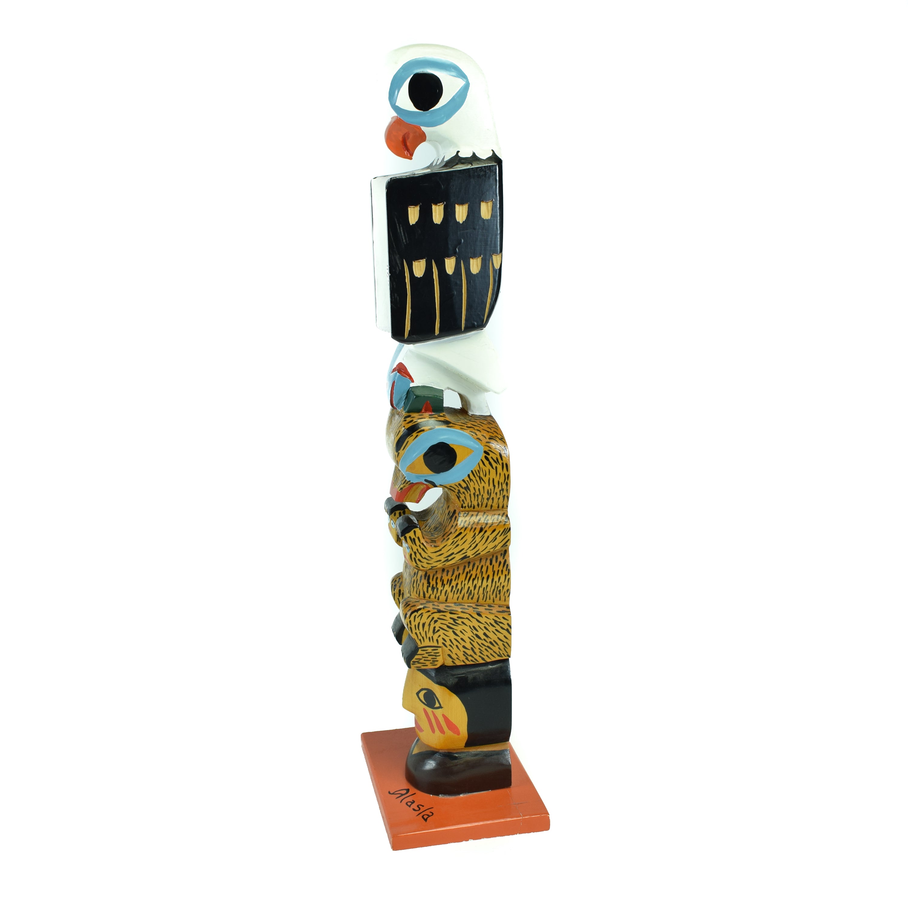 Tsimshian “Good Luck” Totem by George Mather Sr.