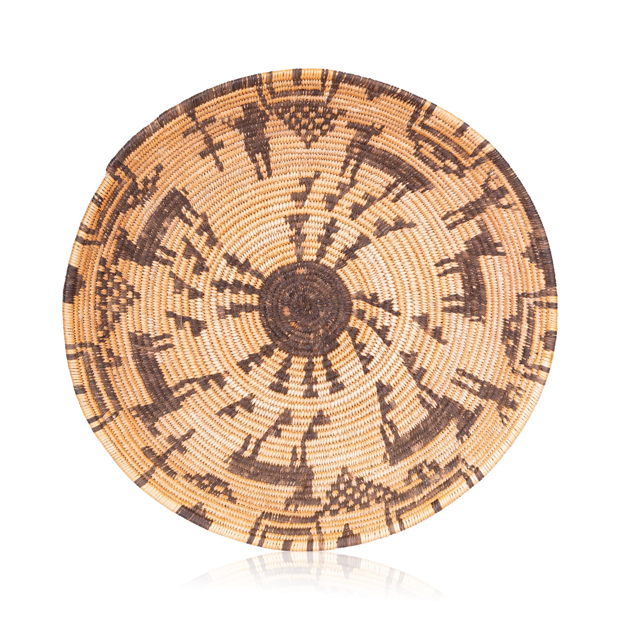 Yavapai Pictorial Basket, Native, Basketry, Vertical