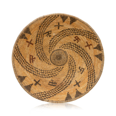 Apache Basketry Tray, Native, Basketry, Plate