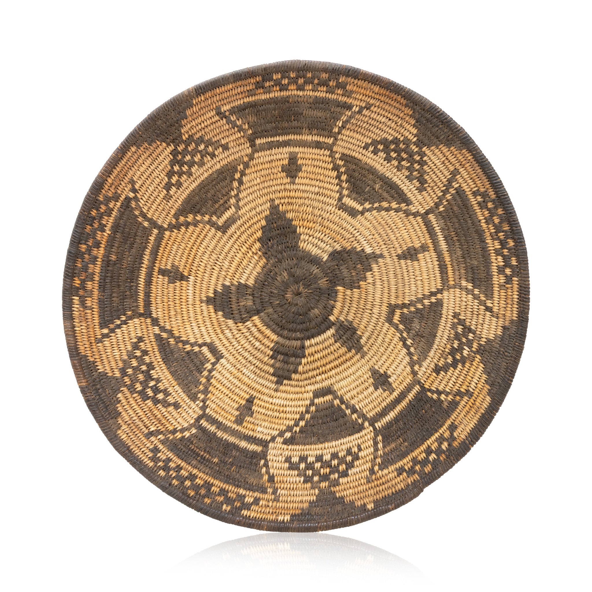 Yavapai Plate, Native, Basketry, Plate