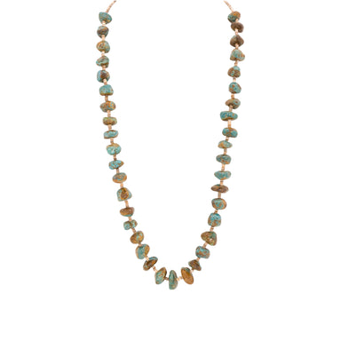 Beaded Turquoise Necklace, Jewelry, Necklace, Native