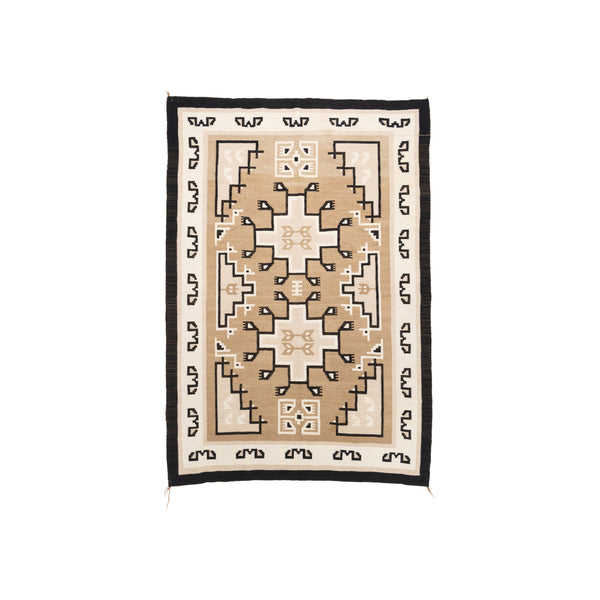 Navajo Two Gray Hills, Native, Weaving, Floor Rug