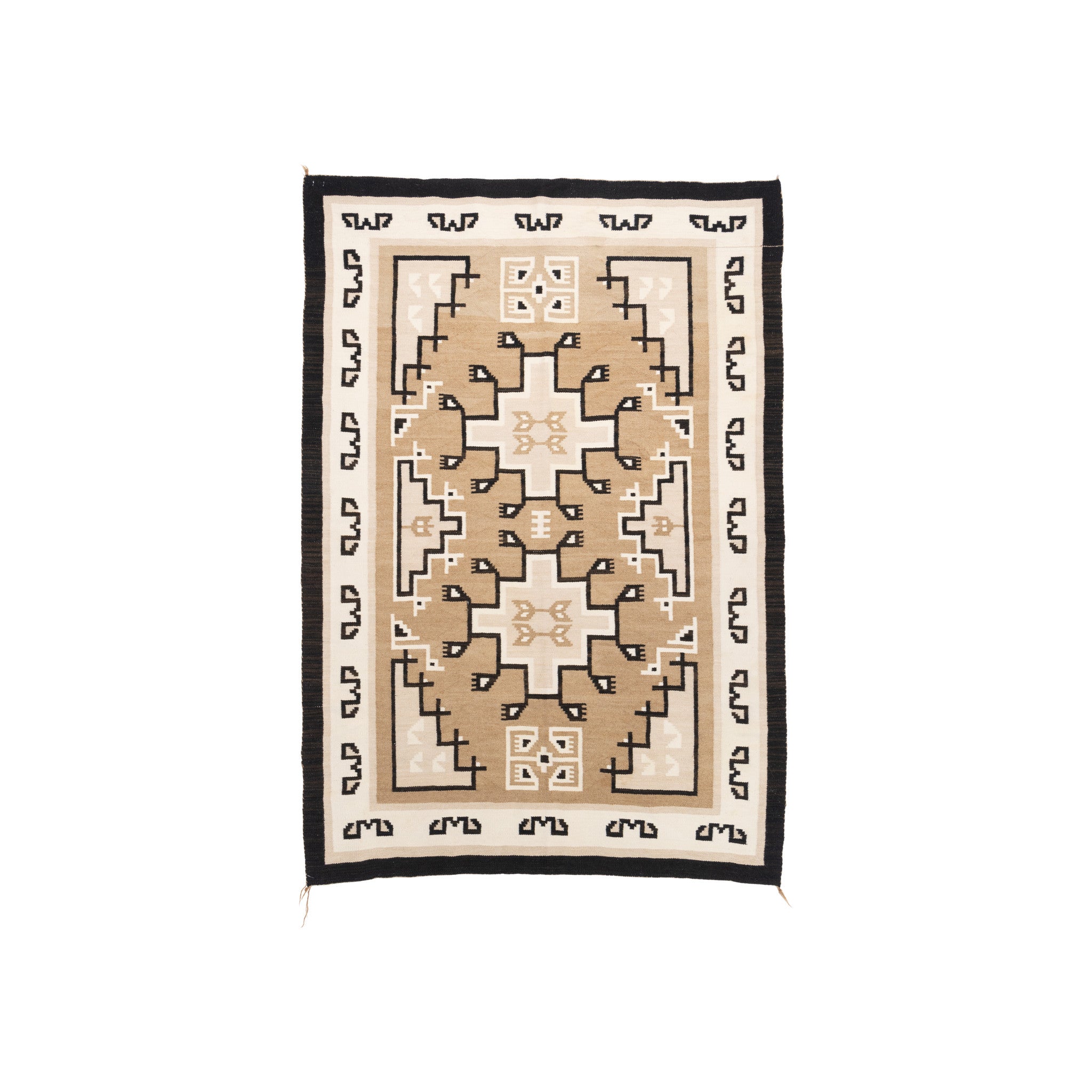 Navajo Two Grey Hills, Native, Weaving, Floor Rug