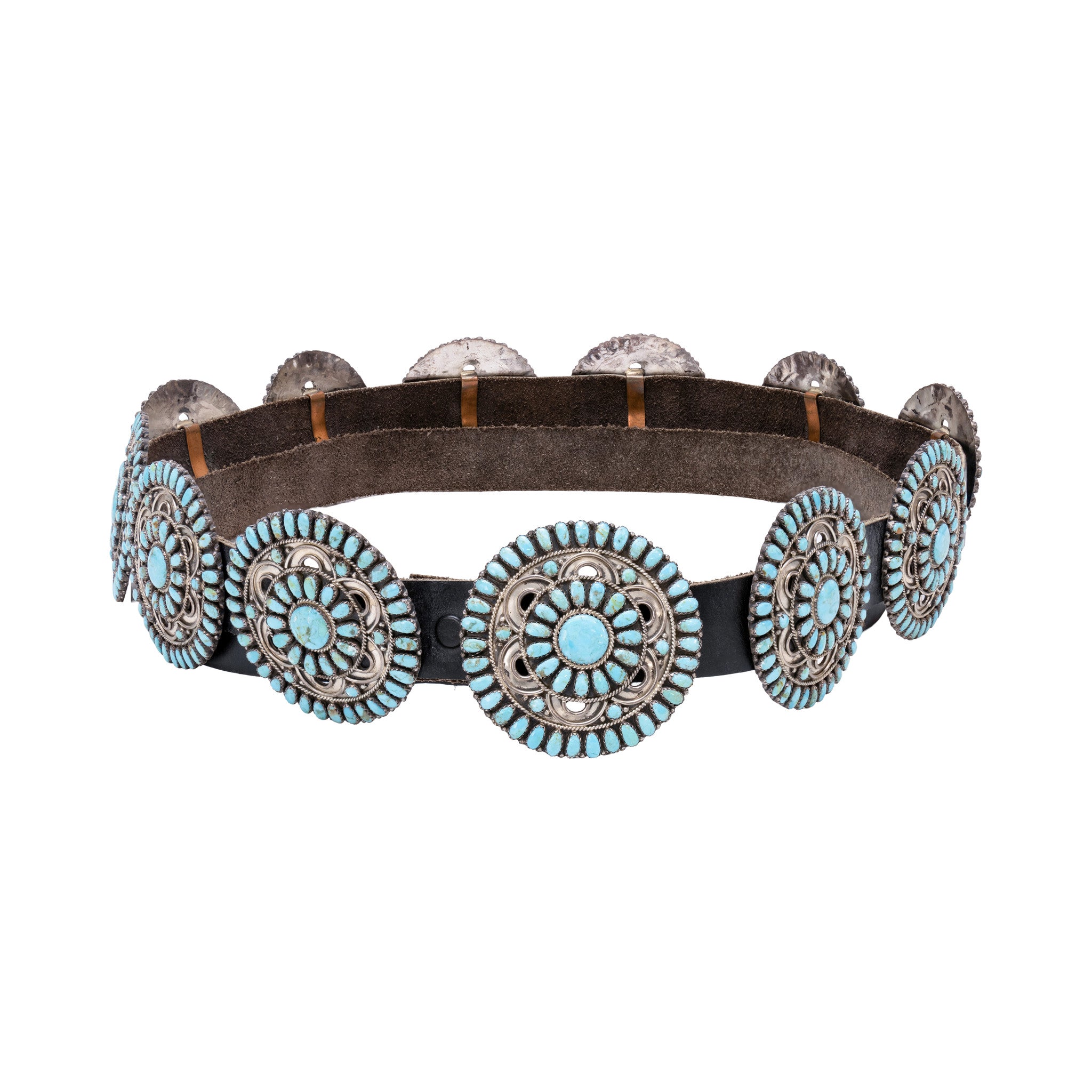 Navajo Needlepoint Concho Belt, Jewelry, Belt, Native