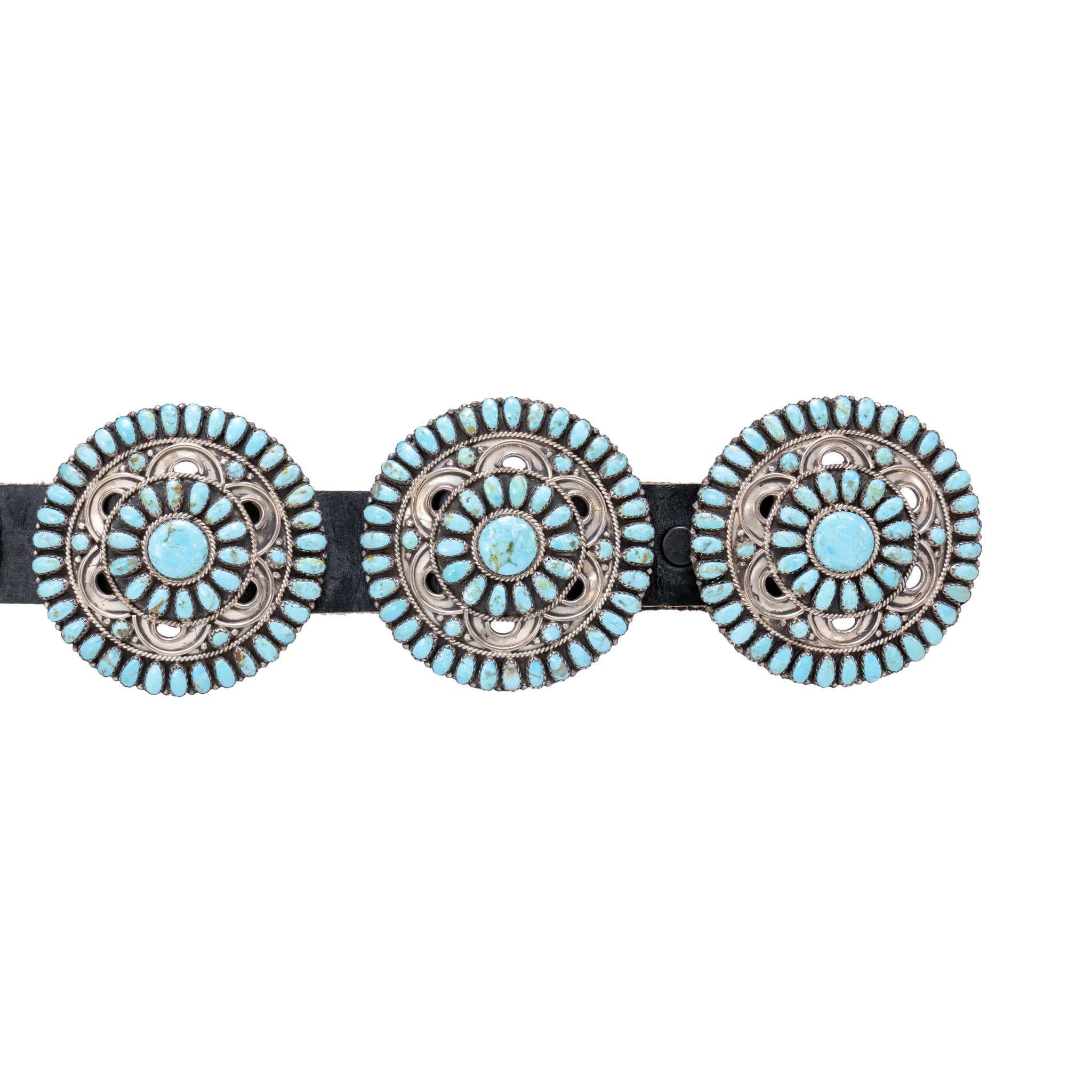 Navajo Needlepoint Concho Belt