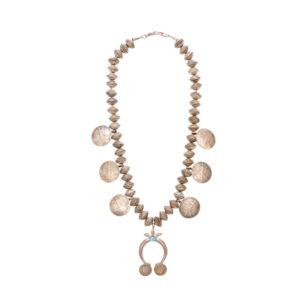 Navajo Sterling Squash Blossom, Jewelry, Squash Blossom, Native