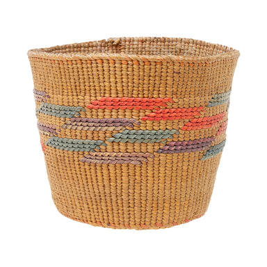 Tlingit Basket, Native, Basketry, Vertical