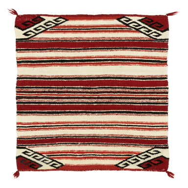 Navajo Crystal Single Saddle, Native, Weaving, Single Saddle Blanket