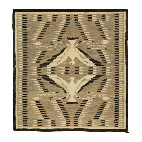 Navajo Eagle Pictorial, Native, Weaving, Wall Hanging
