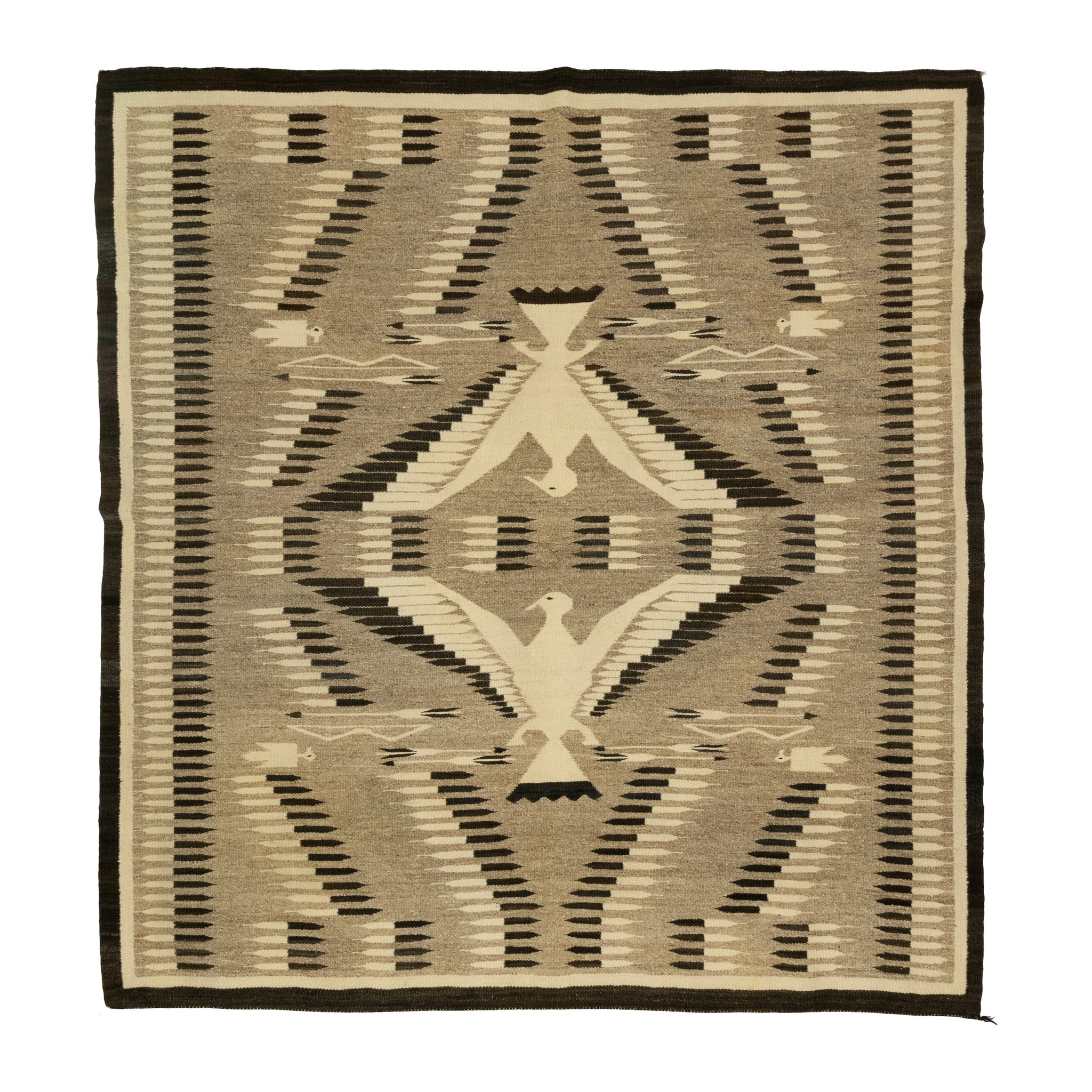 Navajo Eagle Pictorial, Native, Weaving, Wall Hanging