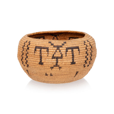 Shoshone Basket, Native, Basketry, Vertical