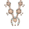 Navajo Silver Dollar Coin Squash Blossom