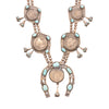 Navajo Silver Dollar Coin Squash Blossom