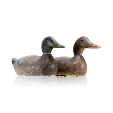 Pair of Evans Mallard Decoys, Sporting Goods, Hunting, Waterfowl Decoy