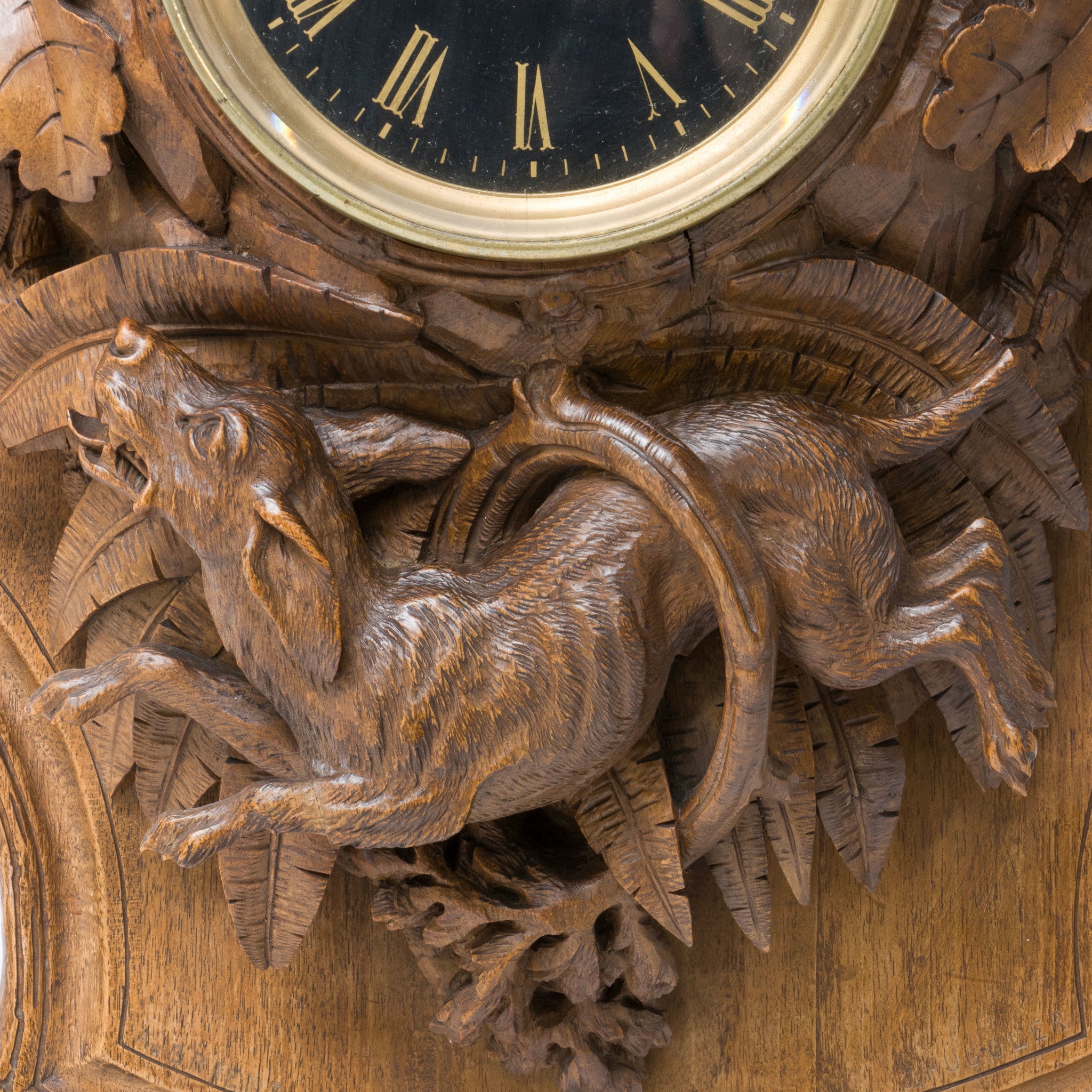 Black Forest Clock Plaque by Johann Huggler — Cisco's Gallery