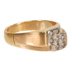 Custom Diamond Ring with Gold Band