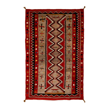 Navajo Teec Nos Pos, Native, Weaving, Floor Rug