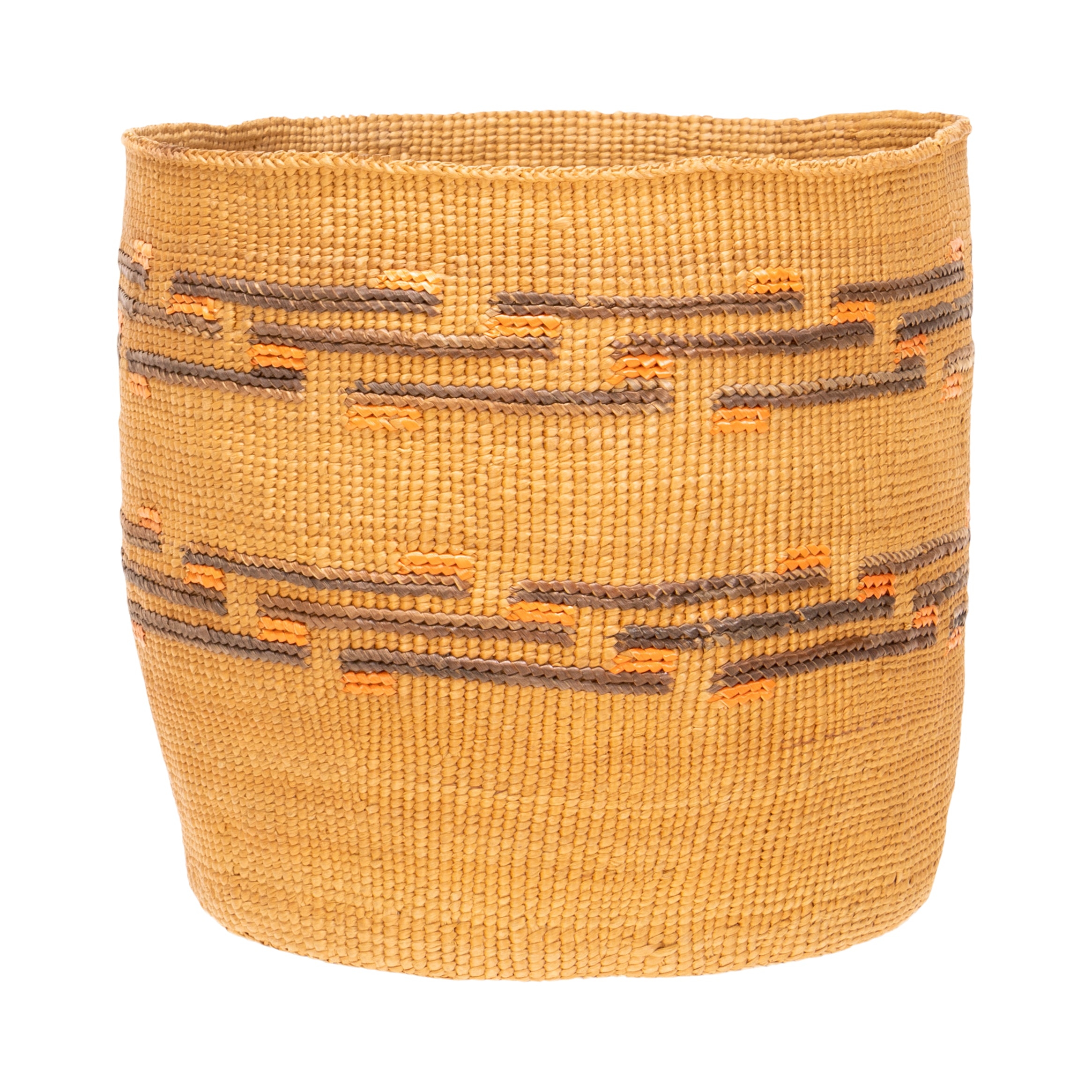 Tlingit Basket, Native, Basketry, Vertical