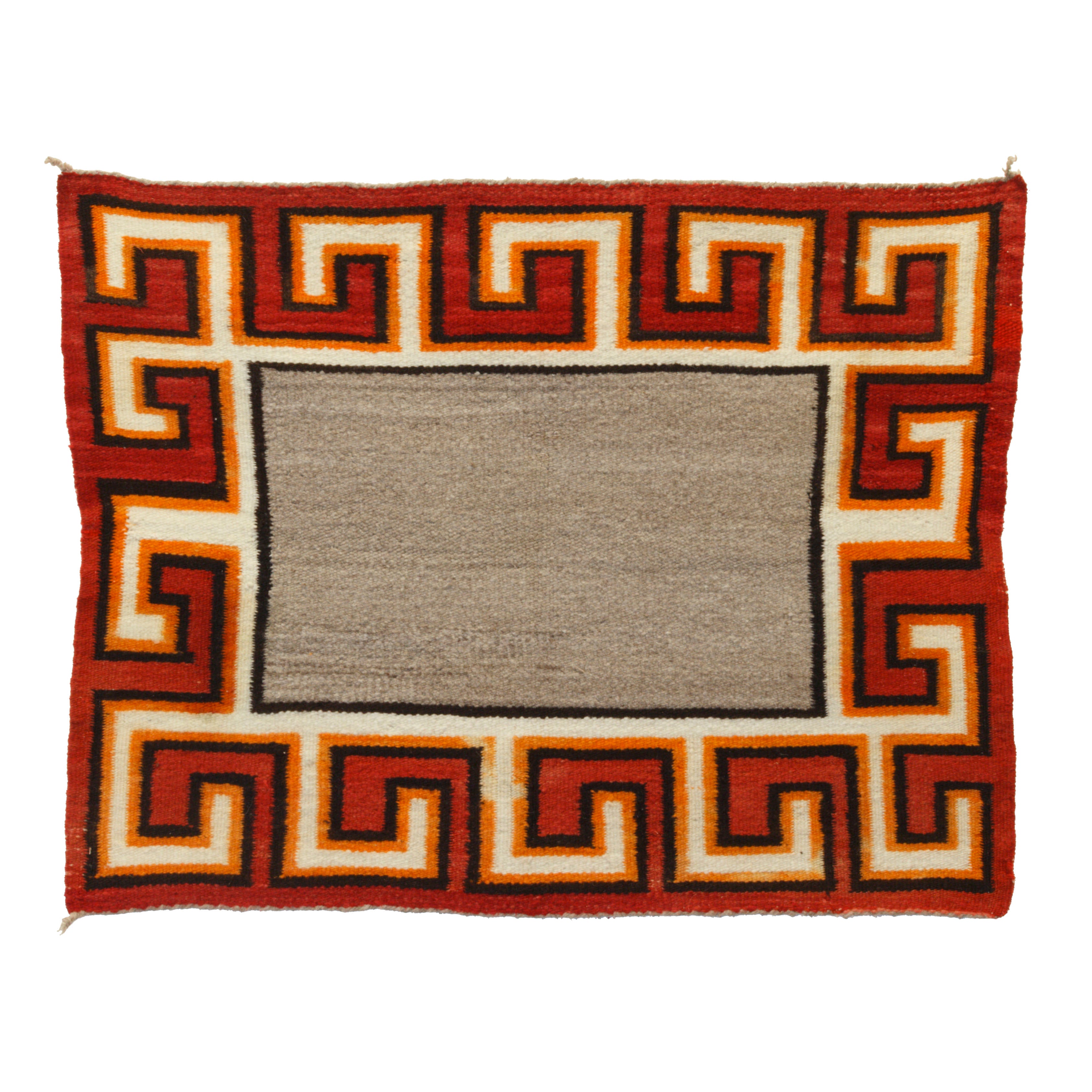 Navajo Teec Nos Pos Single Saddle, Native, Weaving, Single Saddle Blanket