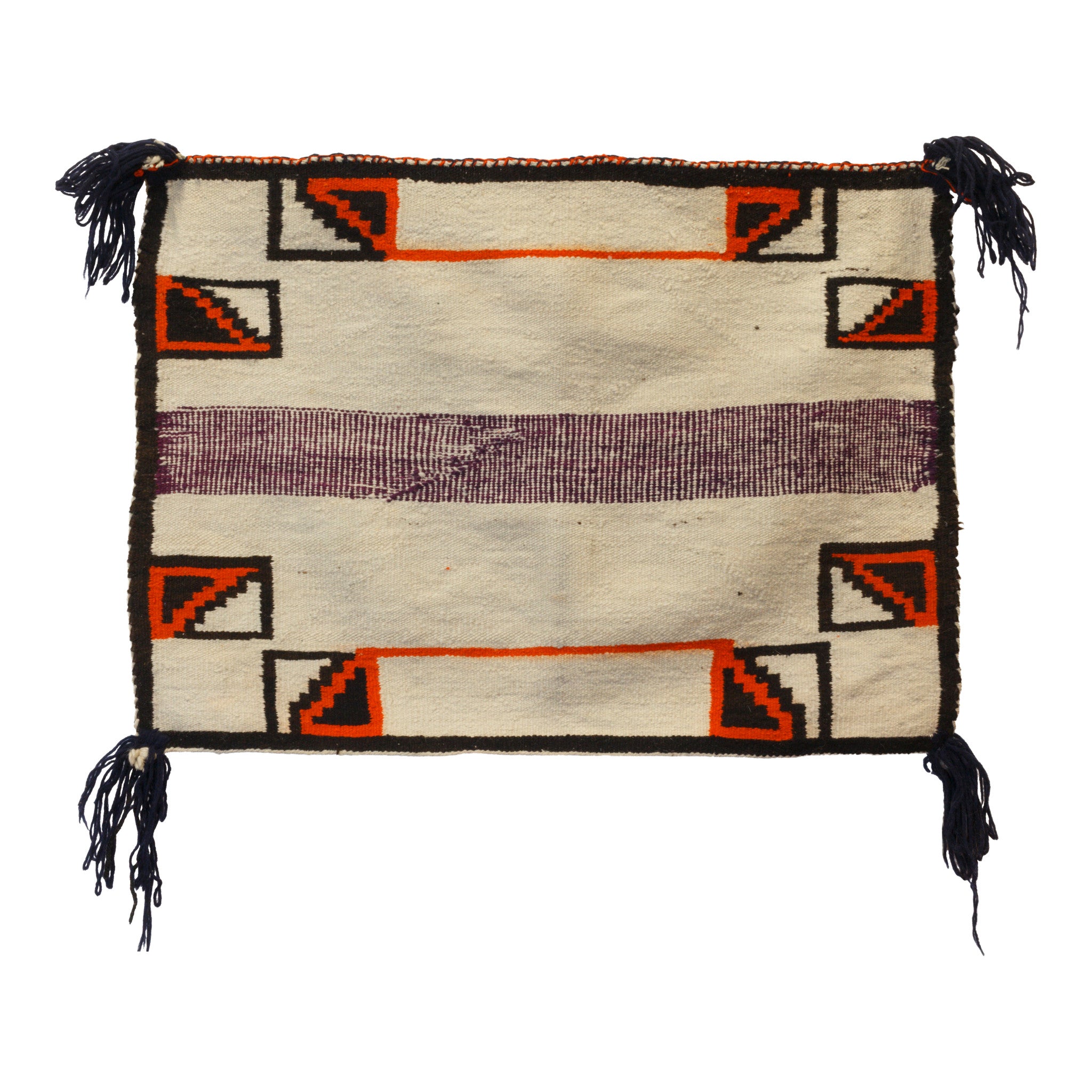 Navajo Single Saddle, Native, Weaving, Single Saddle Blanket