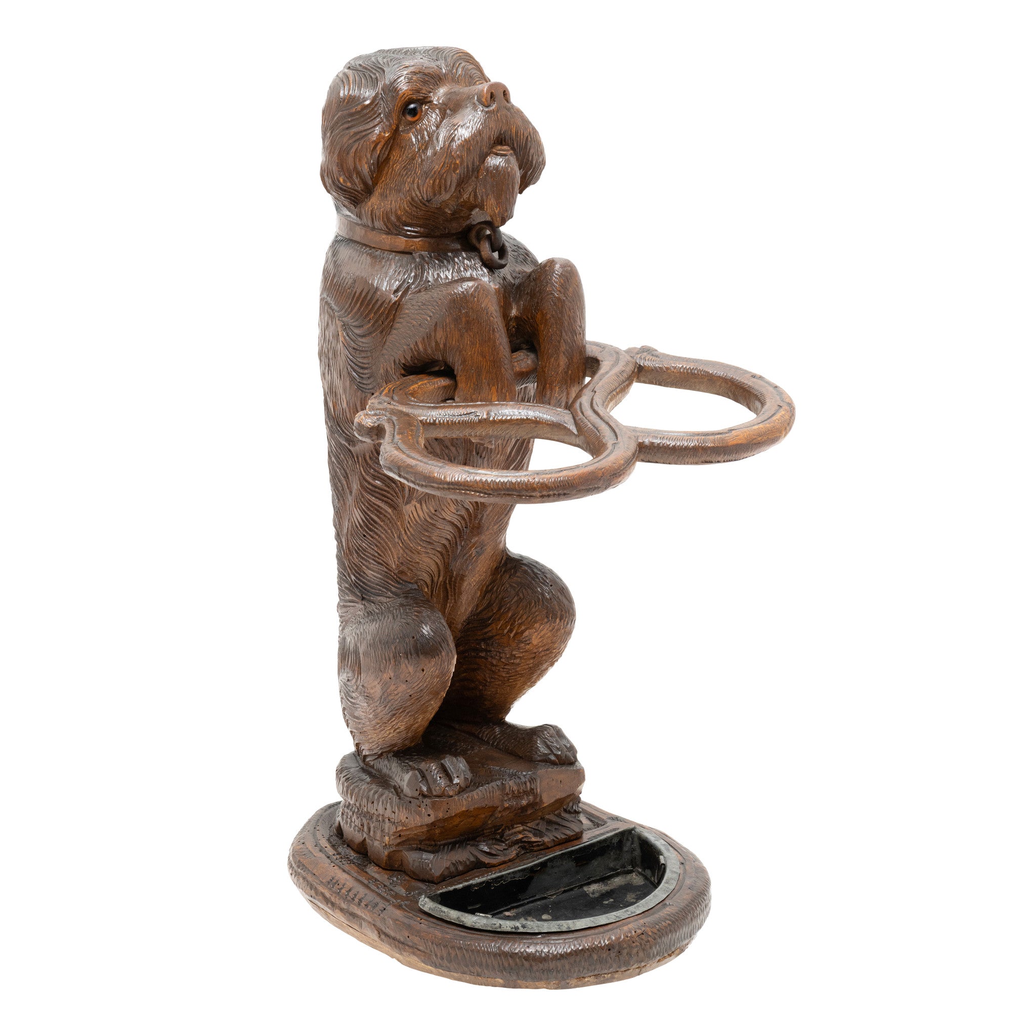 Black Foerst Dog Umbrella Stand