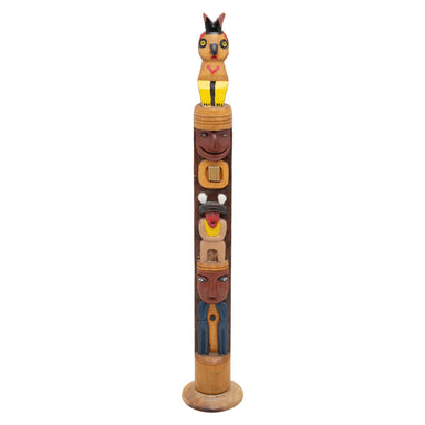 Coast Salish Folk Art Totem, Native, Inspired Art, Totem