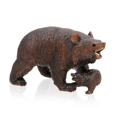 Japanese Hokkaido Bear Carving, Furnishings, Decor, Carving