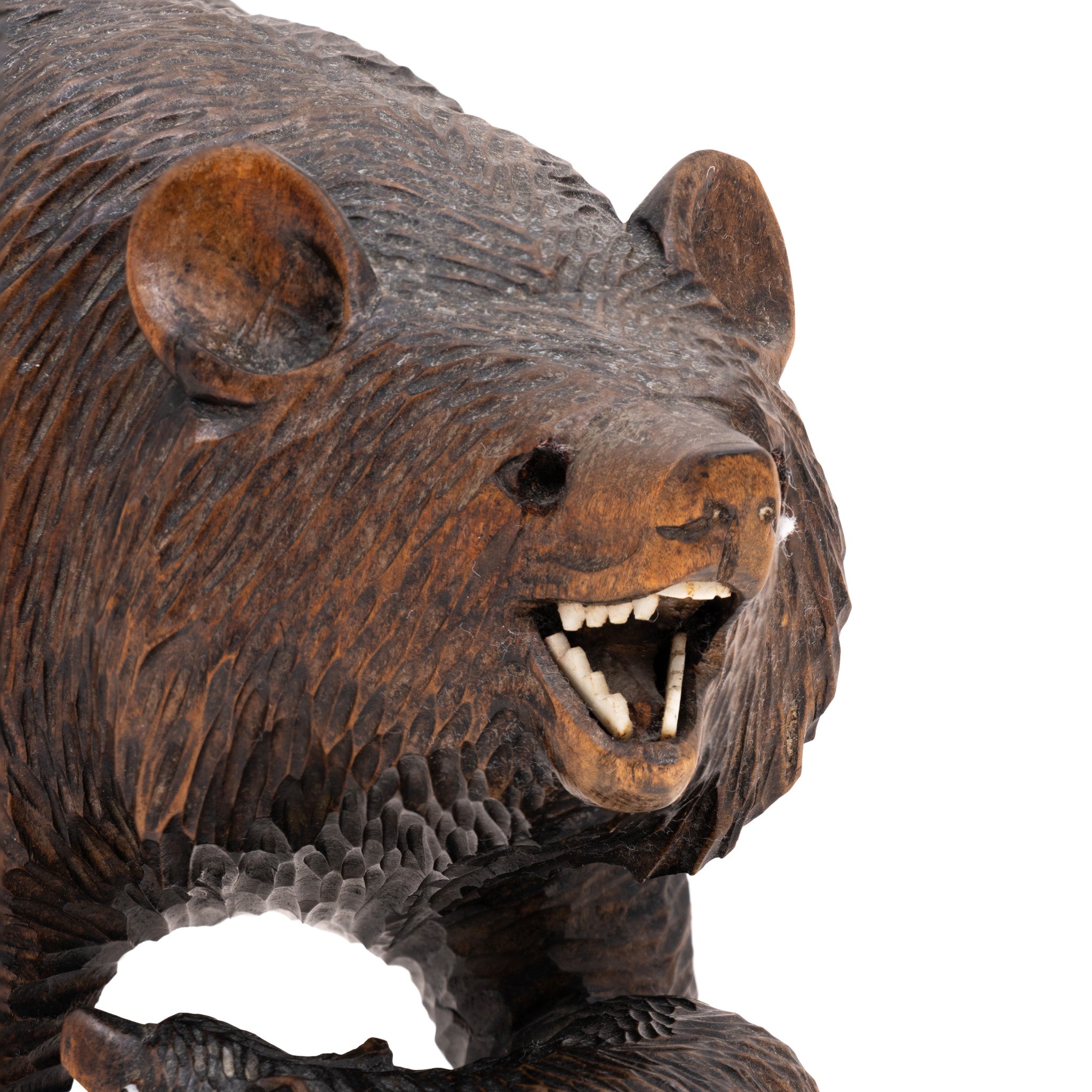 Japanese Hokkaido Bear Carving