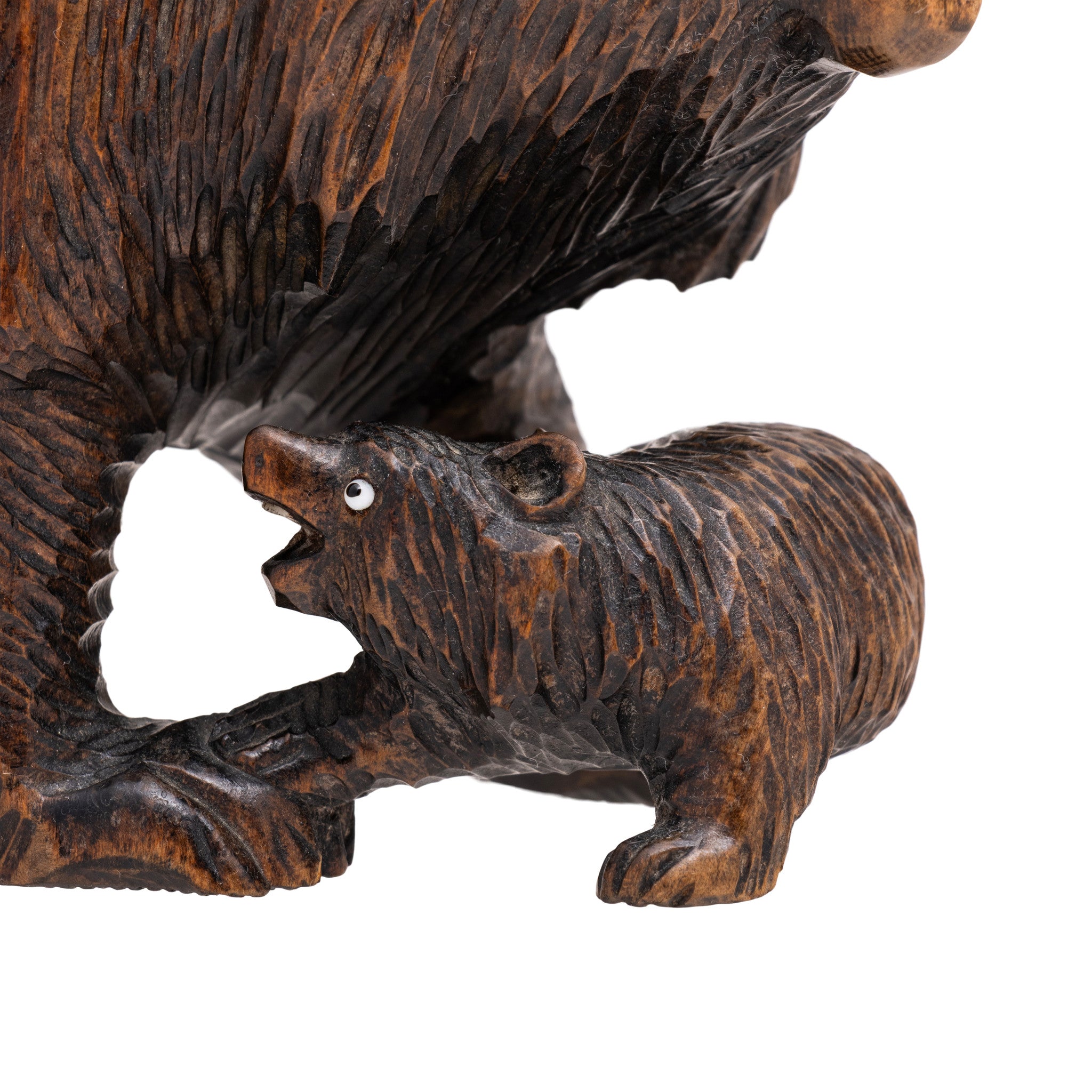 Japanese Hokkaido Bear Carving