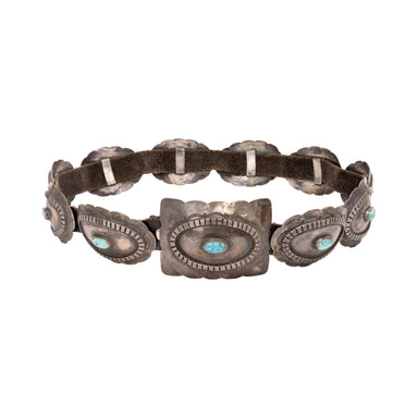 Navajo Turquoise Concho Belt, Jewelry, Belt, Native