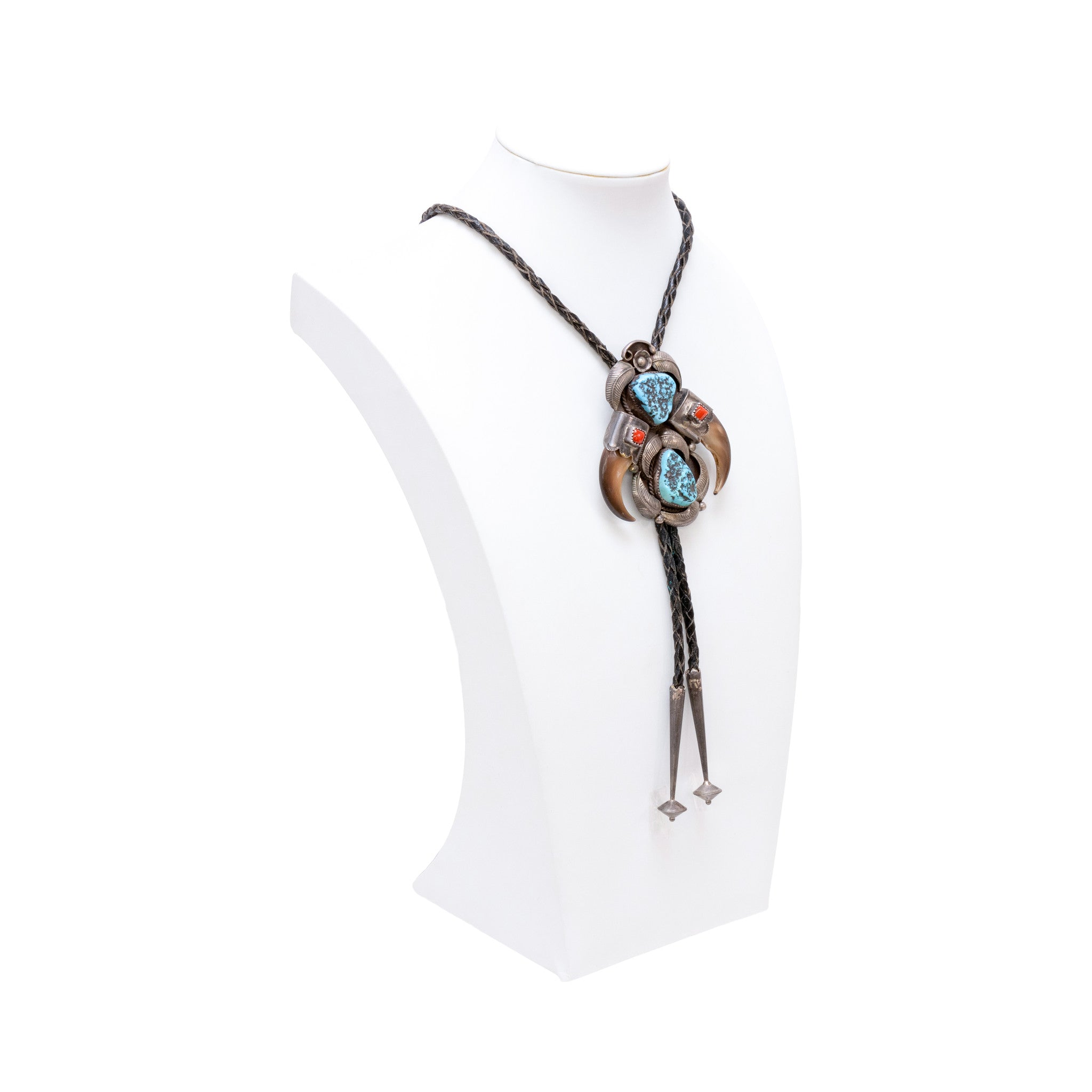 Navajo Bear Claw Bolo
