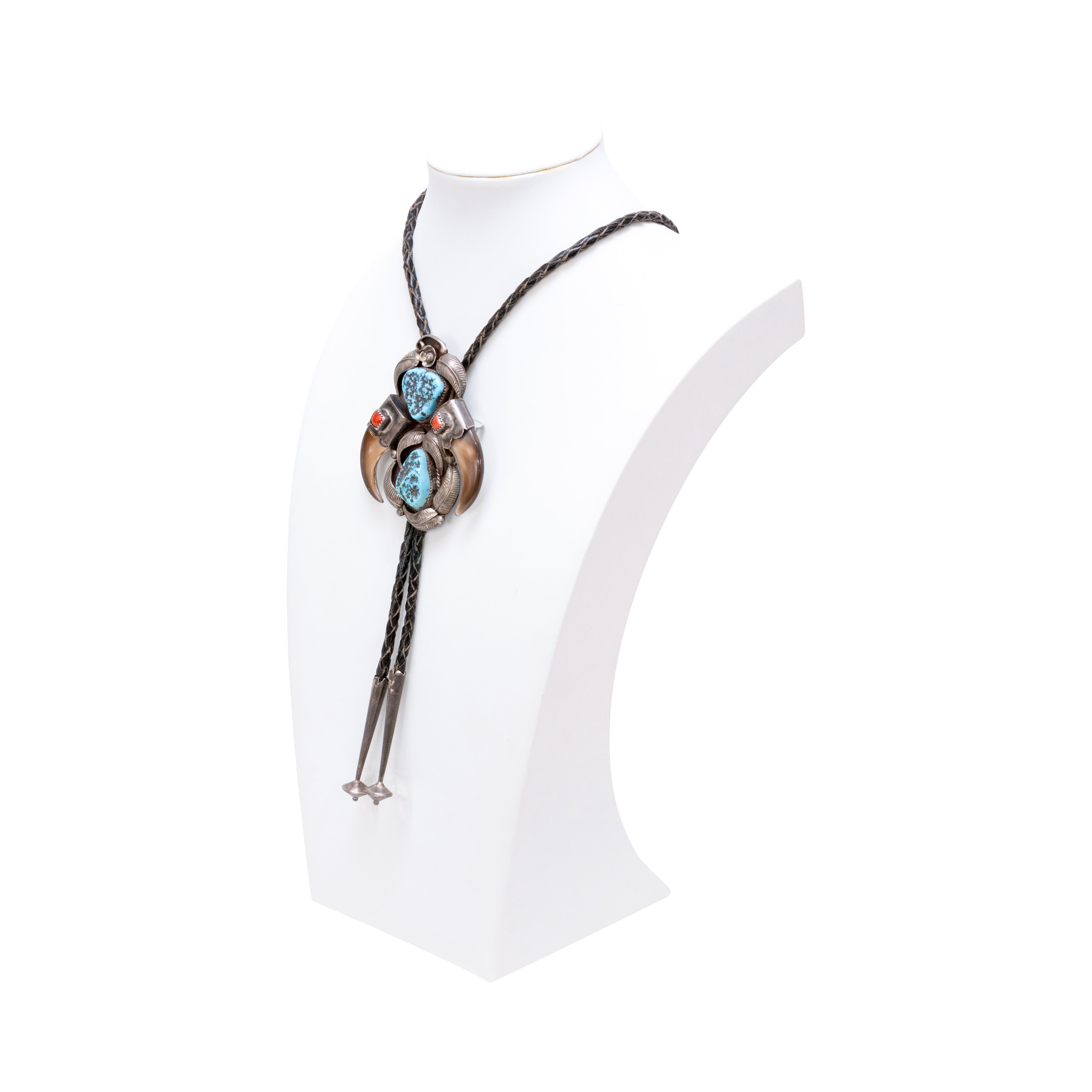 Navajo Bear Claw Bolo
