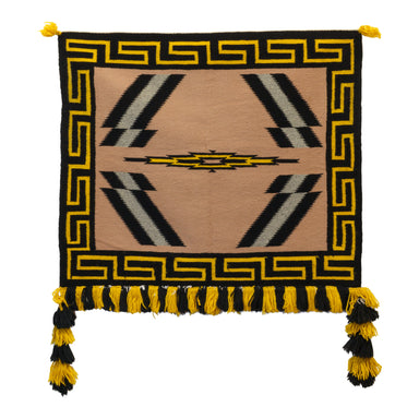Navajo Germantown Sunday Saddle, Native, Weaving, Single Saddle Blanket