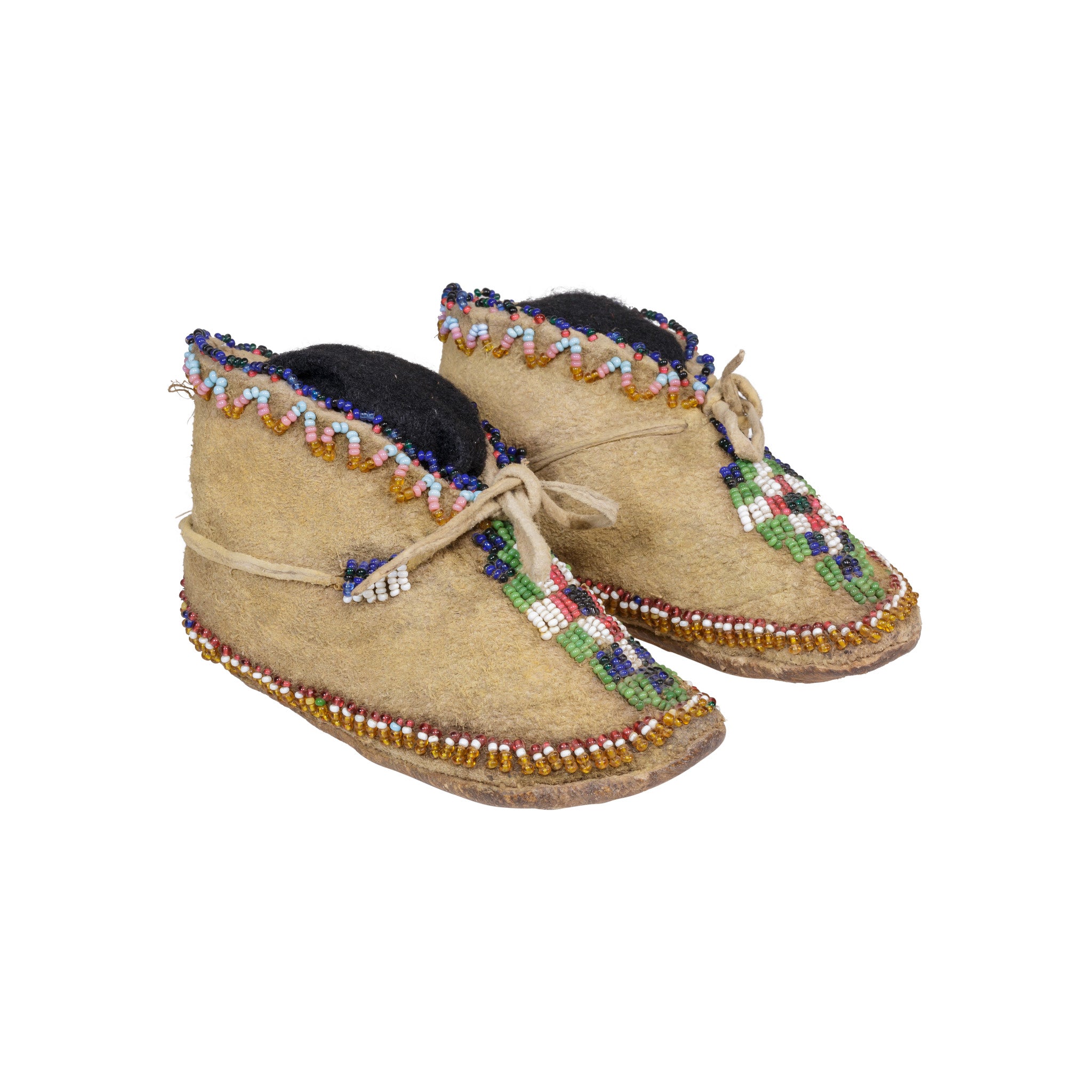 Apache Baby Moccasins, Native, Garment, Moccasins