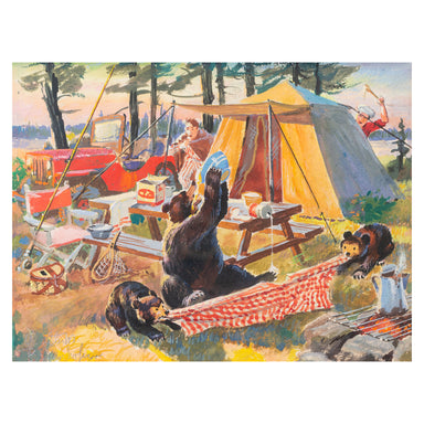 "Tug of War" by Walter M. Baumhofer, Fine Art, Painting, Sporting