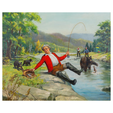 "Sneak Attack" by Bob Heuel, Fine Art, Painting, Sporting