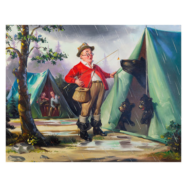 "Surprise" by Hy Hintermeister, Fine Art, Painting, Sporting