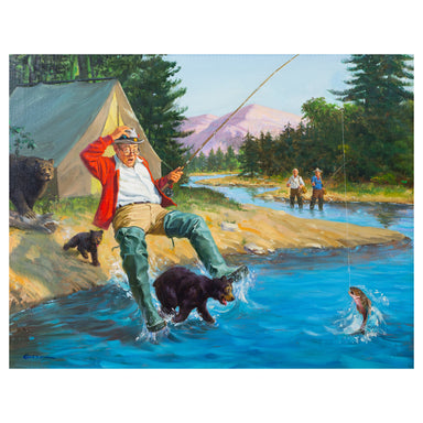 "In the Air" by Robert Berran, Fine Art, Painting, Sporting