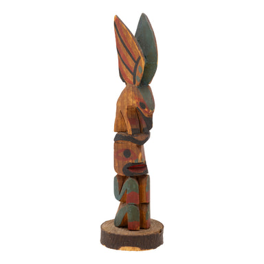 Nuu-chah-nulth Model Totem, Native, Carving, Totem Pole