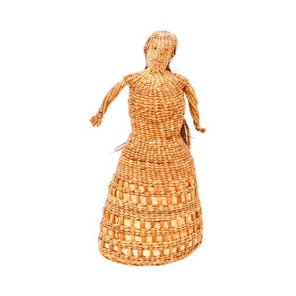 Quinalt Doll, Native, Basketry, Other