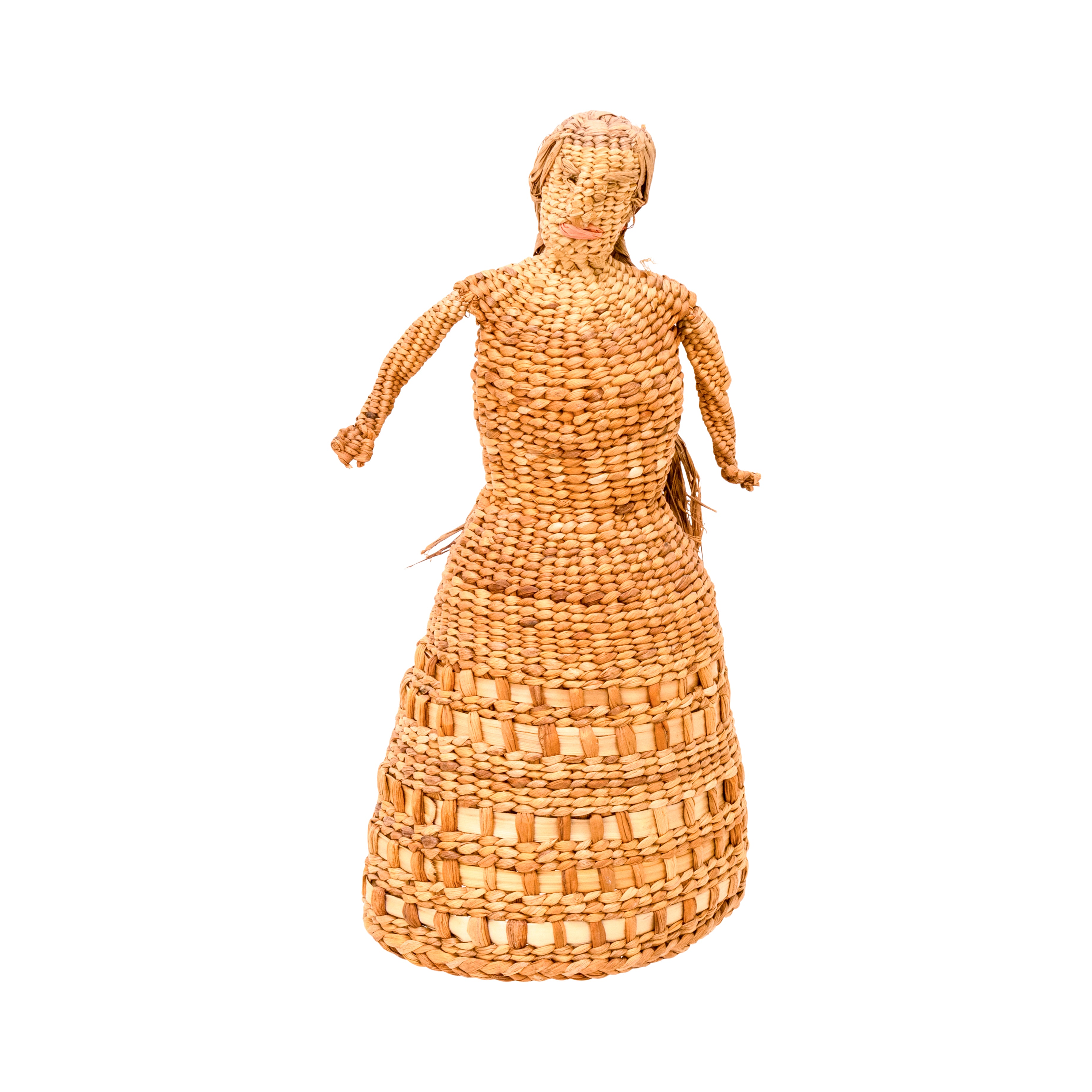 Quinalt Doll, Native, Basketry, Other