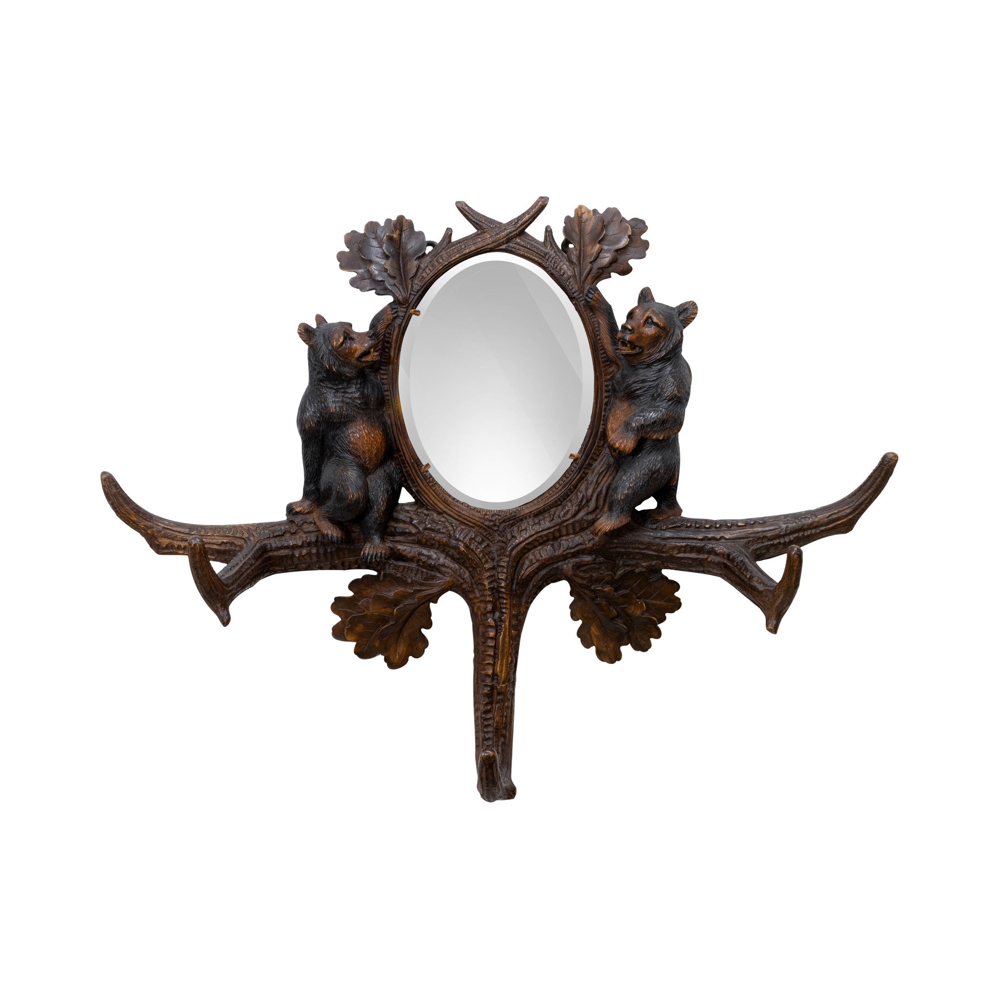Bear Coat Rack, Furnishings, Black Forest, Plaque