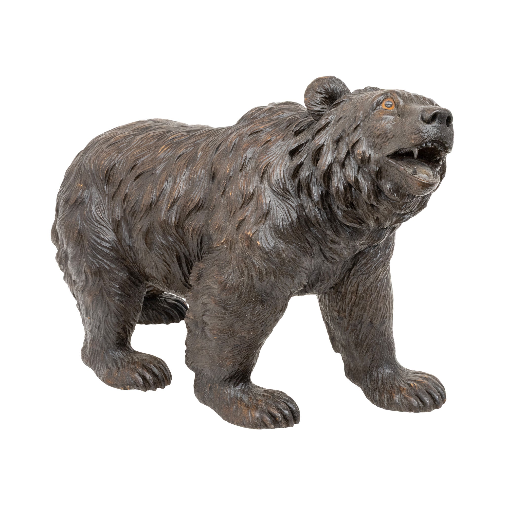 Walking Bear, Furnishings, Black Forest, Figure