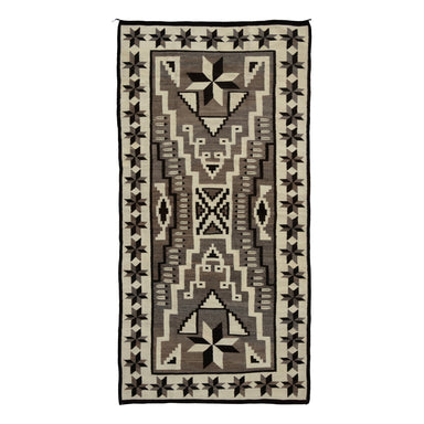Navajo Two Grey Hills, Native, Weaving, Floor Rug