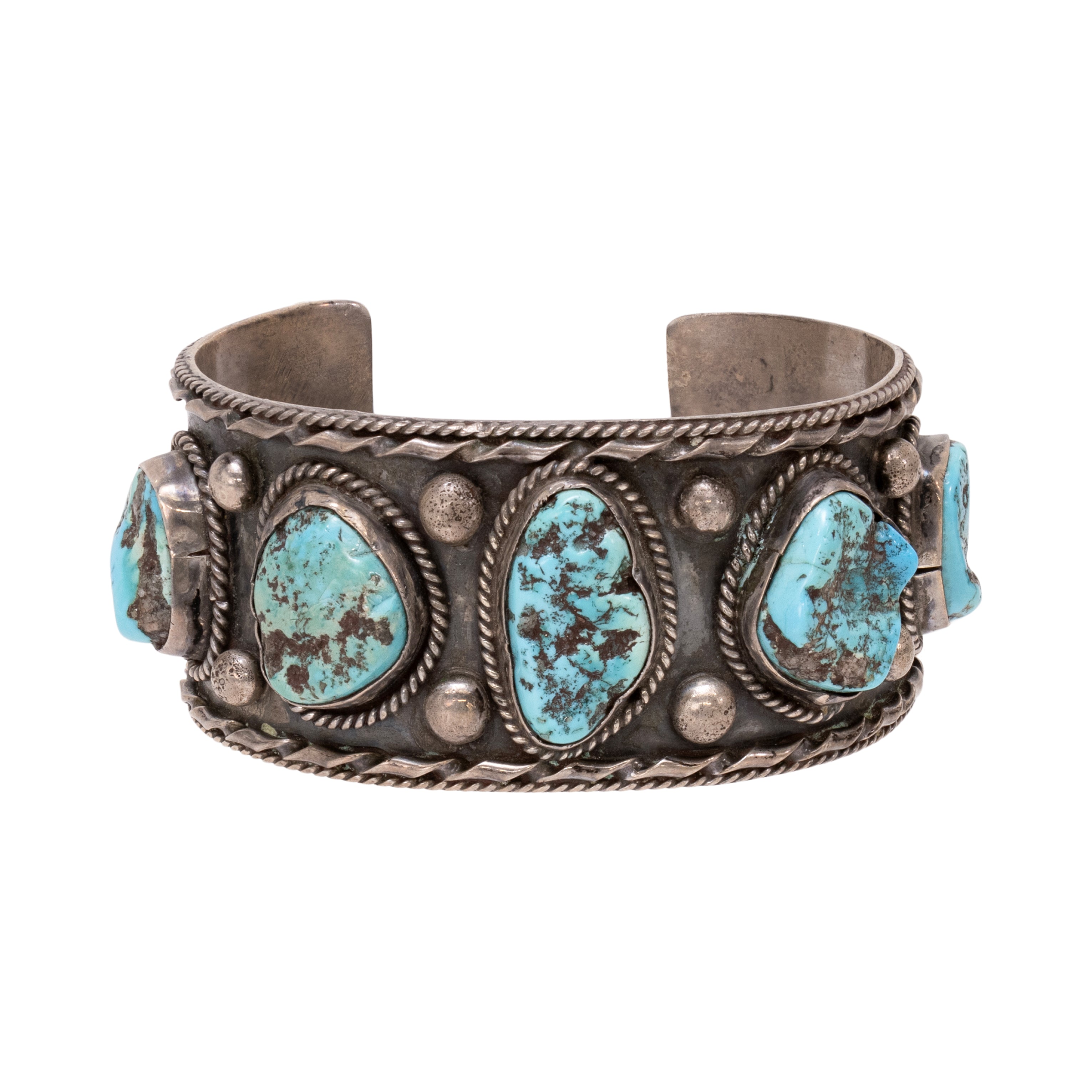 Five Stone Navajo Bracelet, Jewelry, Bracelet, Native