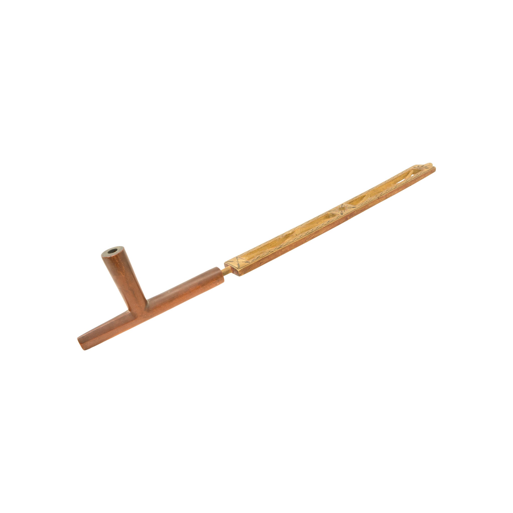 Meskwaki Council Pipe, Native, Pipe, Catlinite