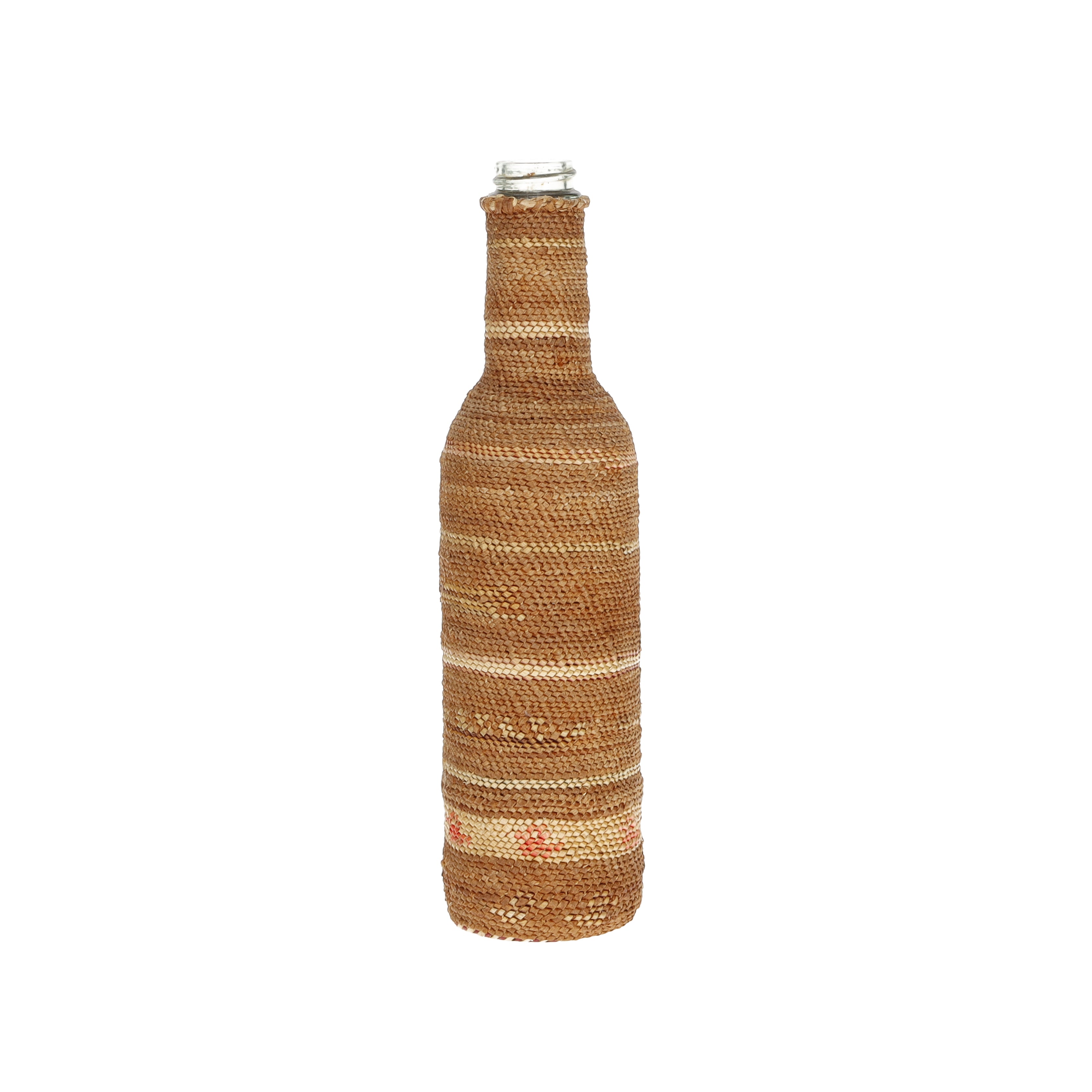 Makah Bottle Basket, Native, Basketry, Bottle Basket