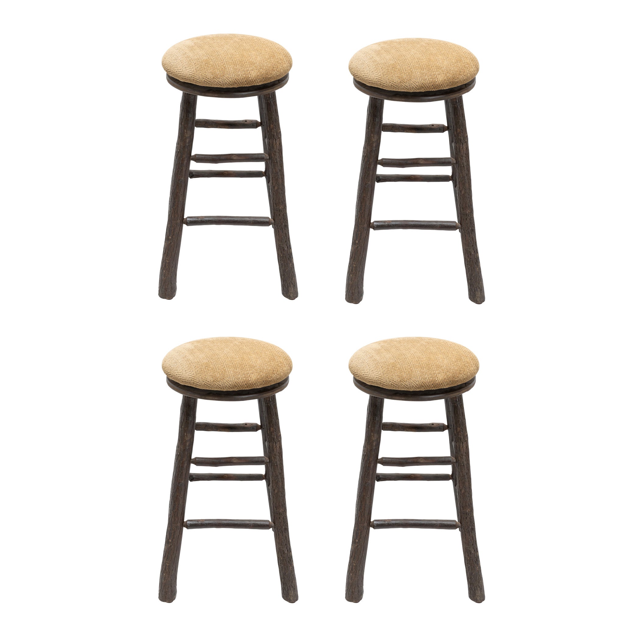 Old Hickory Swivel Bar Stools, Furnishings, Furniture, Bar Stool