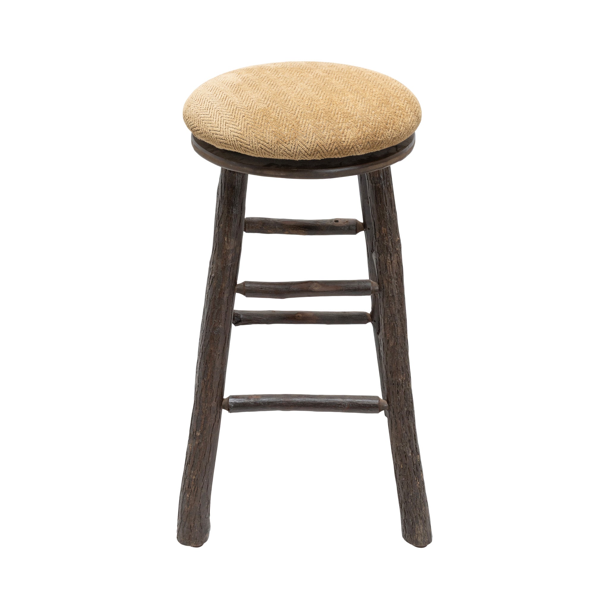 Old Hickory Swivel Bar Stools
