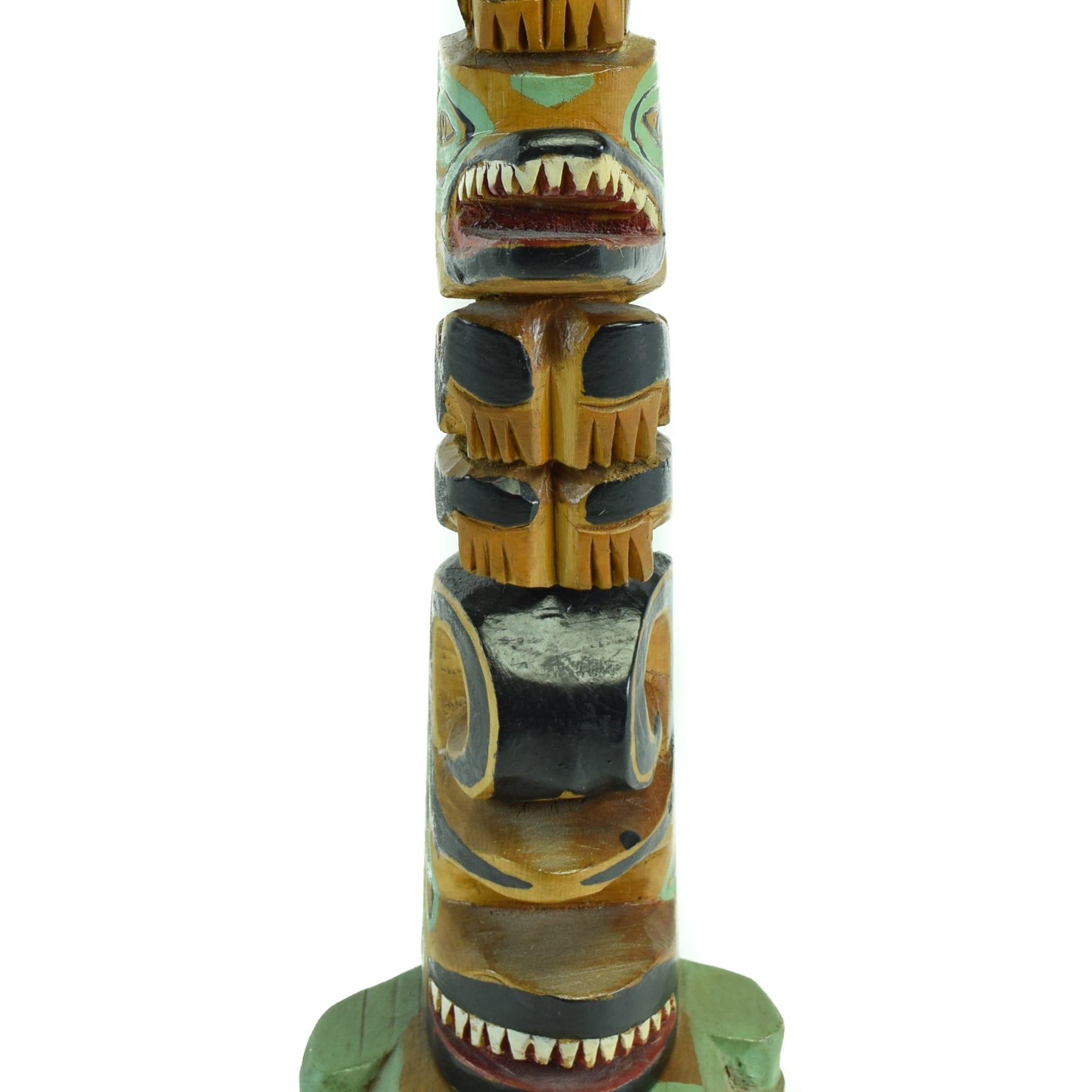 Tseshaht First Nation Three Figure Totem